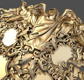 3D model Angel and medallions (STL)